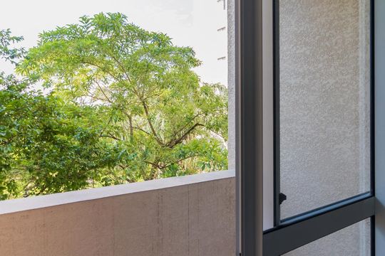 Sacada da Sala de apartamento à venda com 2 quartos, 45m² em Vila Talarico, São Paulo