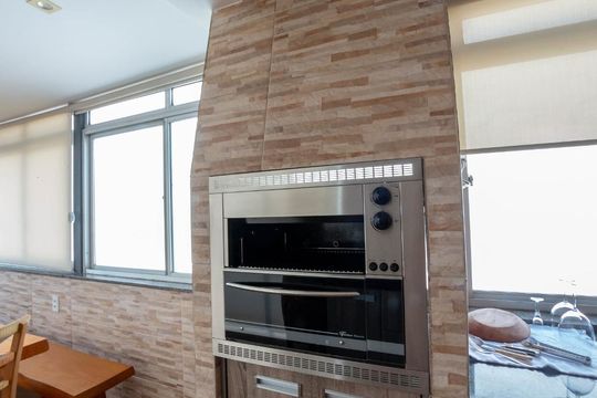 Varanda gourmet de apartamento à venda com 4 quartos, 173m² em Padre Eustáquio, Belo Horizonte
