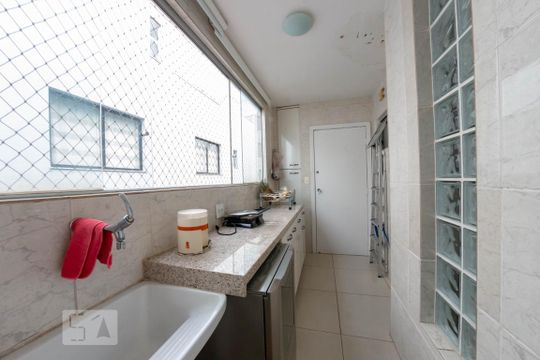 Área de Serviço de apartamento à venda com 4 quartos, 173m² em Padre Eustáquio, Belo Horizonte