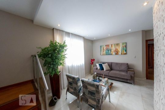 Sala de apartamento à venda com 4 quartos, 173m² em Padre Eustáquio, Belo Horizonte