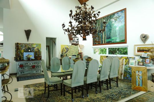 Sala/Cozinha de casa à venda com 5 quartos, 424m² em São Conrado, Rio de Janeiro