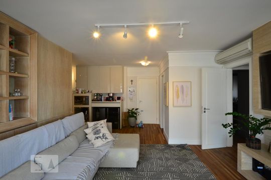 Sala de apartamento para alugar com 3 quartos, 108m² em Chácara Inglesa, São Paulo