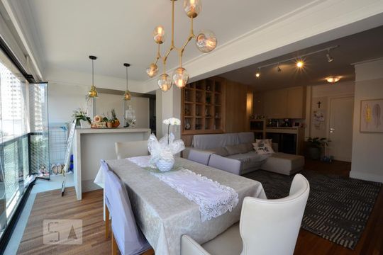 Varanda gourmet de apartamento para alugar com 3 quartos, 108m² em Chácara Inglesa, São Paulo