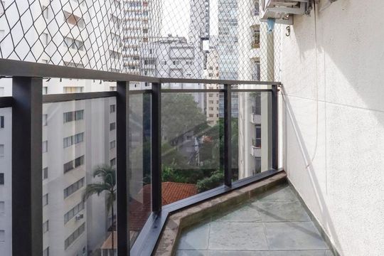 Varanda de apartamento à venda com 3 quartos, 100m² em Santa Cecília, São Paulo