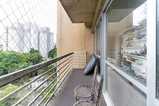 Vista da Varanda Inferior de apartamento à venda com 2 quartos, 200m² em Vila Mariana, São Paulo