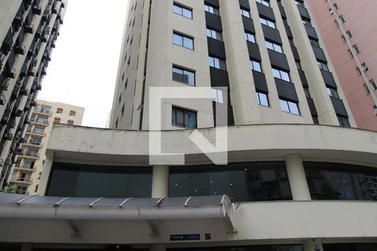 Fachada do Prédio de kitnet/studio à venda com 1 quarto, 32m² em Moema, São Paulo