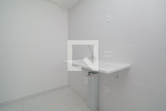 Cozinha de apartamento para alugar com 2 quartos, 38m² em Jardim Brasília (zona Norte), São Paulo