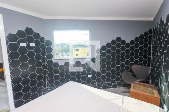 Suíte de apartamento à venda com 1 quarto, 50m² em Jardim Alzira Franco, Santo André