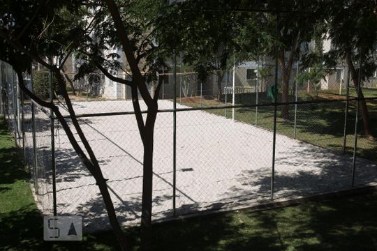 Área comum - quadra de areia de apartamento para alugar com 2 quartos, 49m² em Reserva Sul Condomínio Resort, Ribeirão Preto