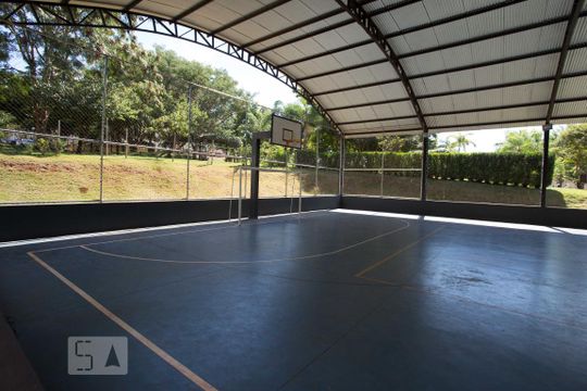 Área comum - quadra esportiva coberta de apartamento para alugar com 2 quartos, 49m² em Reserva Sul Condomínio Resort, Ribeirão Preto