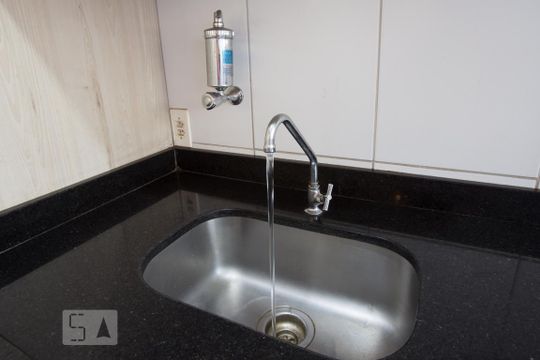 Cozinha - pia de apartamento para alugar com 2 quartos, 49m² em Reserva Sul Condomínio Resort, Ribeirão Preto