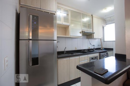 Cozinha de apartamento para alugar com 2 quartos, 49m² em Reserva Sul Condomínio Resort, Ribeirão Preto