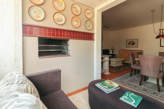 varanda de apartamento à venda com 3 quartos, 92m² em Menino Deus, Porto Alegre
