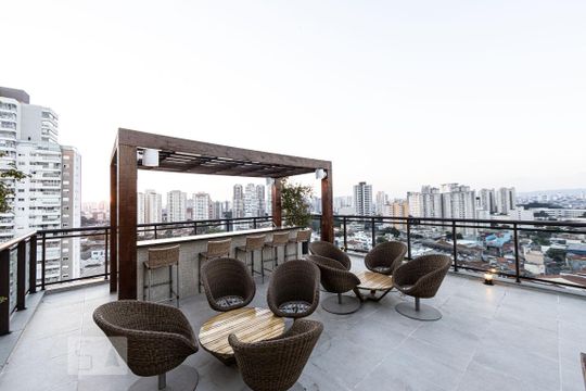 Área comum de apartamento para alugar com 1 quarto, 41m² em Tatuapé, São Paulo