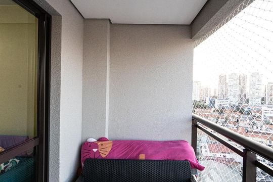 Varanda Sala de apartamento para alugar com 1 quarto, 41m² em Tatuapé, São Paulo