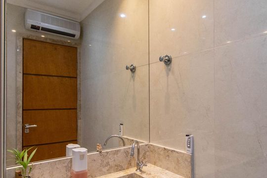 Banheiro de casa de condomínio à venda com 1 quarto, 35m² em Vila Gustavo, São Paulo