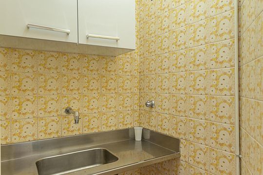 Cozinha de kitnet/studio para alugar com 1 quarto, 30m² em Campos Elíseos, São Paulo