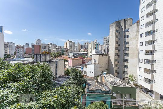 Vista Sala de kitnet/studio para alugar com 1 quarto, 30m² em Campos Elíseos, São Paulo