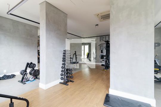 Área comum - Academia de apartamento para alugar com 2 quartos, 64m² em Jardim Caravelas, São Paulo
