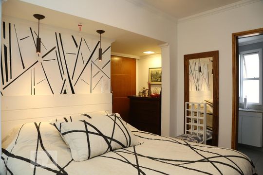 Suíte 2 de apartamento à venda com 2 quartos, 68m² em Vila Andrade, São Paulo