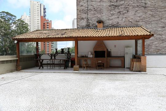 Área comum - Churrasqueira de apartamento à venda com 2 quartos, 68m² em Vila Andrade, São Paulo