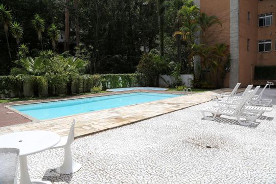 Área comum - Piscina de apartamento à venda com 2 quartos, 68m² em Vila Andrade, São Paulo
