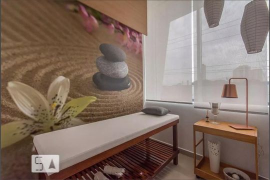 Área comum - Sala de Massagem de apartamento para alugar com 1 quarto, 45m² em Várzea da Barra Funda, São Paulo