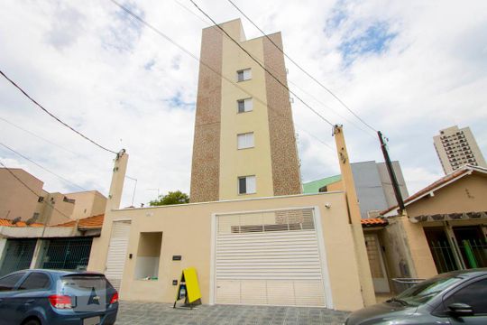 Fachada de kitnet/studio para alugar com 1 quarto, 10m² em Vila São Pedro, Santo André
