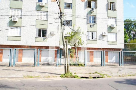 Fachada do bloco de apartamento à venda com 2 quartos, 58m² em Petrópolis, Porto Alegre