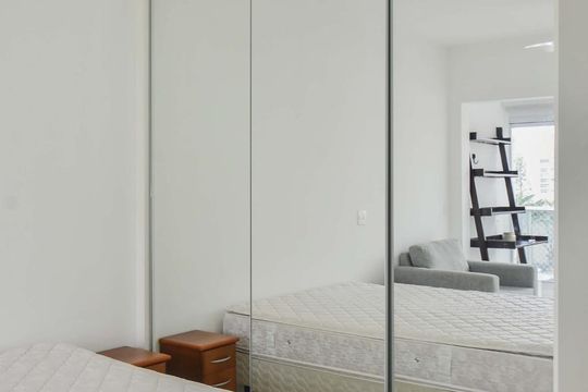 Dormitório de kitnet/studio para alugar com 1 quarto, 32m² em Itaim Bibi, São Paulo