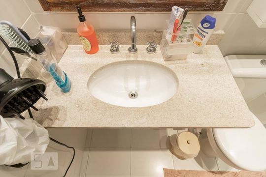 Banheiro da Suíte de apartamento para alugar com 2 quartos, 74m² em Vila Santa Catarina, São Paulo