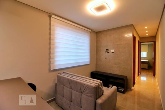 Sala de apartamento para alugar com 2 quartos, 50m² em Vila Dora, Santo André