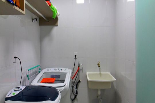 Área de Serviço de apartamento à venda com 2 quartos, 110m² em Jardim Bom Pastor, Santo André