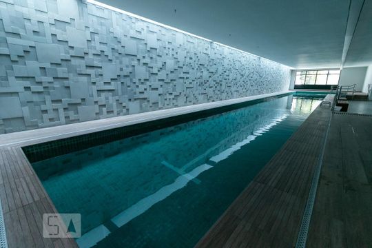 Área comum - Piscina de apartamento para alugar com 1 quarto, 25m² em Mirandópolis, São Paulo