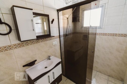 Banheiro de apartamento para alugar com 1 quarto, 44m² em Campos Elíseos, São Paulo