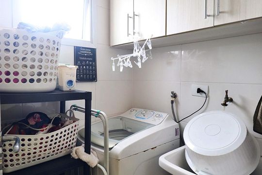 Área de Serviço de apartamento à venda com 4 quartos, 180m² em Campestre, Santo André