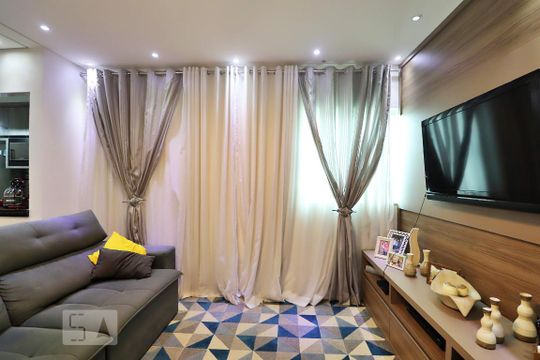 Sala de apartamento à venda com 4 quartos, 180m² em Campestre, Santo André