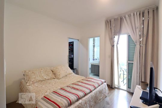 Quarto Suíte de apartamento à venda com 4 quartos, 180m² em Campestre, Santo André