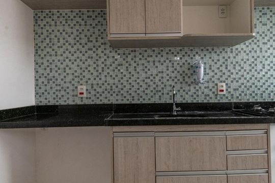 Cozinha de apartamento para alugar com 3 quartos, 59m² em Jardim Nova Europa, Campinas