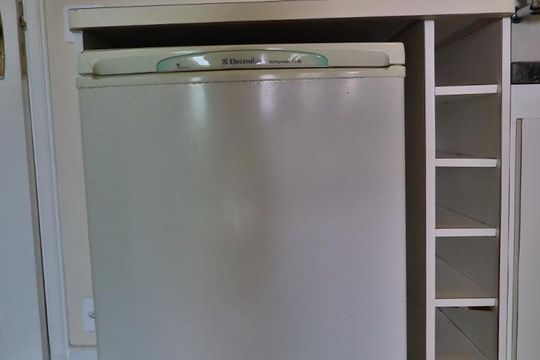 Cozinha de apartamento à venda com 1 quarto, 36m² em Jardins, São Paulo