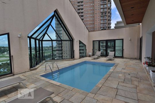Área comum - Piscina de apartamento à venda com 1 quarto, 36m² em Jardins, São Paulo