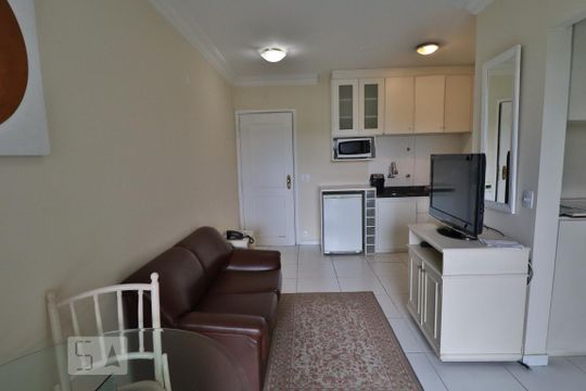 Sala de apartamento à venda com 1 quarto, 36m² em Jardins, São Paulo