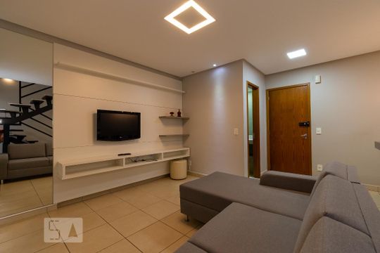 Sala de apartamento para alugar com 2 quartos, 80m² em Setor Bueno, Goiânia