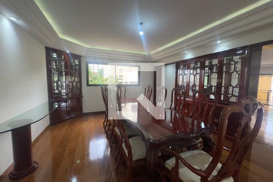 Sala de Jantar  de apartamento para alugar com 5 quartos, 424m² em Real Parque, São Paulo