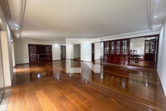 Sala   de apartamento para alugar com 5 quartos, 424m² em Real Parque, São Paulo