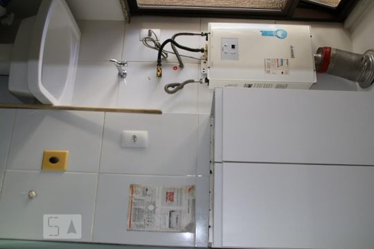 Cozinha de apartamento para alugar com 3 quartos, 76m² em Jacarepaguá, Rio de Janeiro