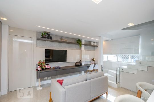 Sala de apartamento à venda com 2 quartos, 140m² em Buritis, Belo Horizonte