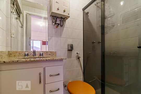 Banheiro da Suíte de apartamento à venda com 2 quartos, 72m² em Taquara, Rio de Janeiro