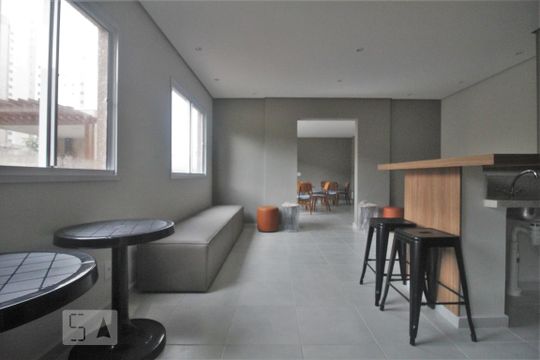 Área comum - Salão de festas de kitnet/studio à venda com 1 quarto, 24m² em  Vila Andrade, São Paulo