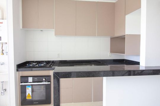 Cozinha de apartamento à venda com 2 quartos, 115m² em Torres de São José, Jundiaí